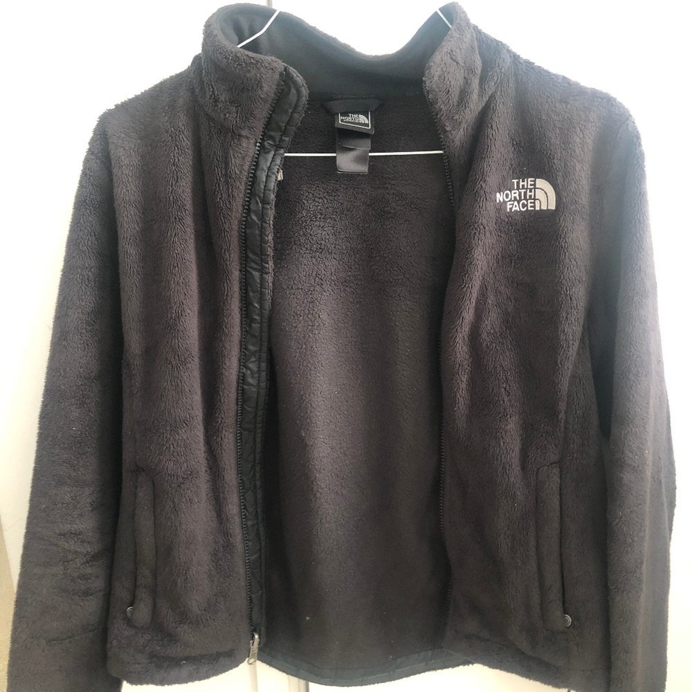 North Face Women's Fleece Full Zip in Black